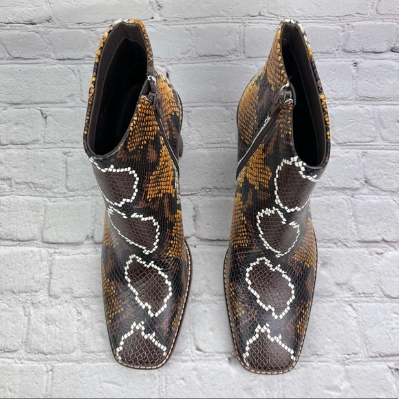 NWOB Gibson & Latimer Vina Snake Embossed Booties - Picture 8 of 12